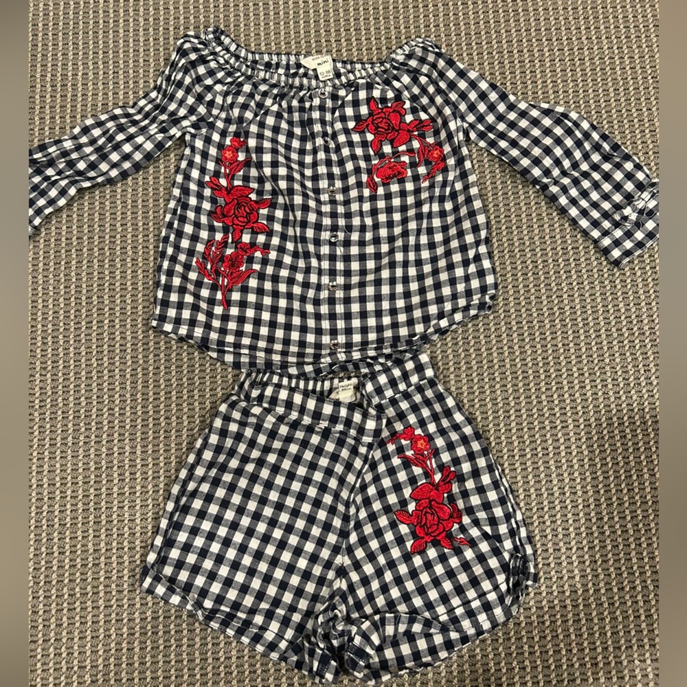 River island gingham set